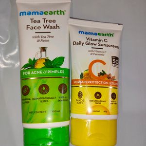 Tea Tree Face Wash & Sunscreen
