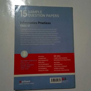 IP Class 12th Chapter Wise & 15 Sample Qs Book