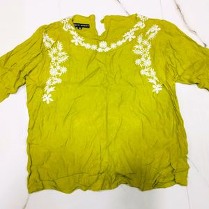 Parrot Green ZARA Top