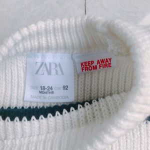 ZARA STRIPED KNIT SWEATER