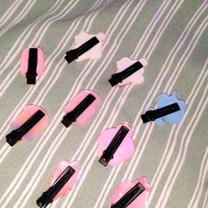 Pack Of 9 Clips (Funky) For Kids