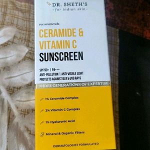 Dr Seth Sunscreen Spf 50+ New Sealed No Coin 80 G