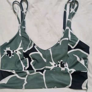 FLORAL AND ACTIVE WEAR BRA