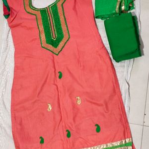 Suit Set With Dupatta And Paijama Material