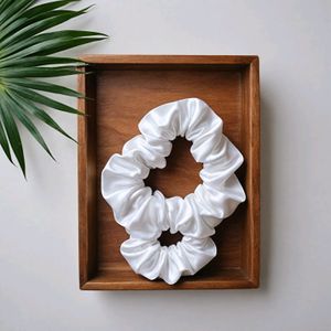 Satin Silk Scrunchie ~ 1