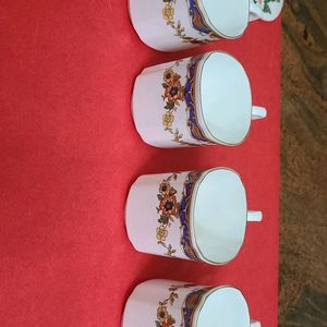 Ceramic Teacups Set Of 4