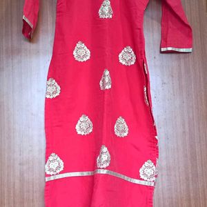 Red Kurta