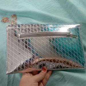 New Silver Clutch