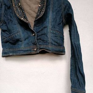 Cropped Denim Jacket