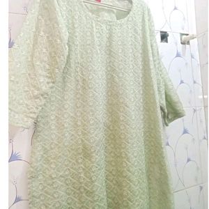 Pista Lucknowi Kurta