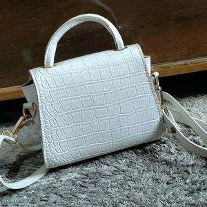 White Sling Bag