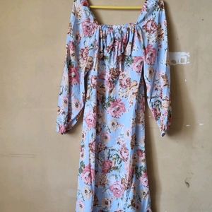 Cottagcore Floral Dress