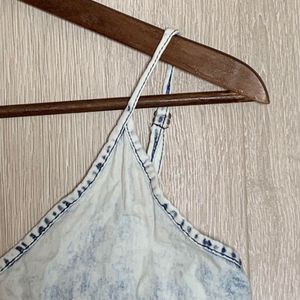 BRAND NEW ROADSTER DENIM PLAYSUIT- MEDIUM