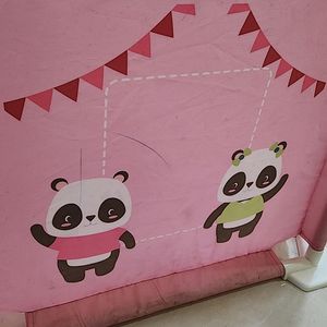 Playhood Big Size Hexagon Shape Panda Playing Pen