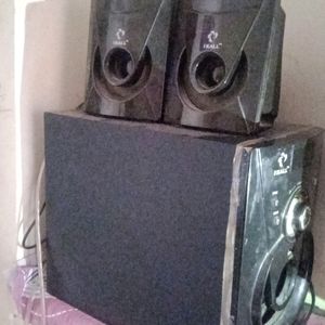 Ikall 2 Speakers With One High Bass