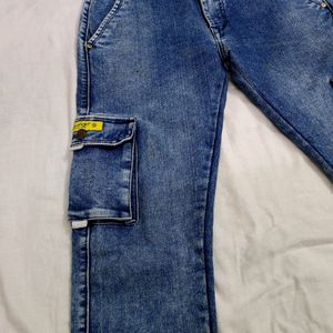 New Untouched Boys Pocket Cargo Jeans