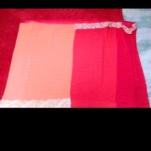 Two Colour Fancy Saree