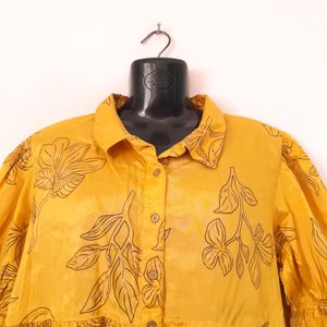 Mustard Casual Top (Women's)