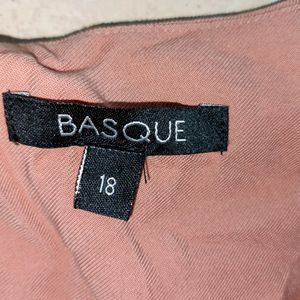 BASQUE Oversized Fashion Top Sleeveless Nude