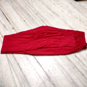 Woman Red Legging , Free Size , Stretchble, No Fla