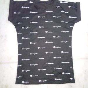 Black T- Shirt for Women