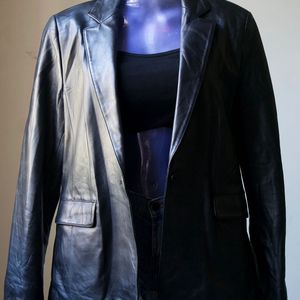 Sheepskin Leather Blazer