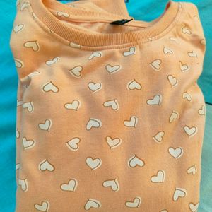 New Peach Sweatshirt Size:XL