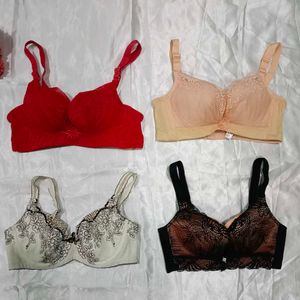 Combo Of 4 Imported Designer Bra