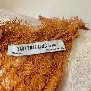 ZARA EMBROIDERED TOP FOR WOMEN