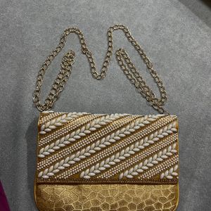 Golden Sling Bag