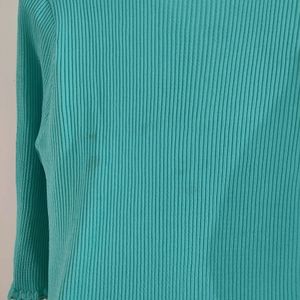 Cyan Collar Top ( Women)