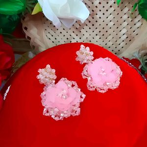 Trendy Design Flower Long Earrings for Girl