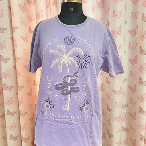 Lavender Cotton Tee