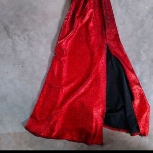 Last Offer Cash Vintage Red Gown..