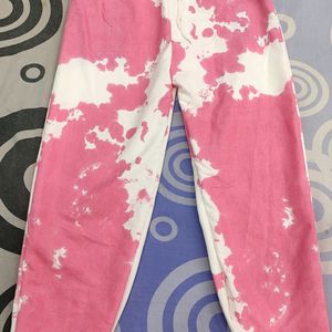Trendy Dyed Loose Pants