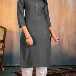 Gray Kurta