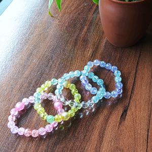 Beautiful Crackle Bead Bracelet (1pc)