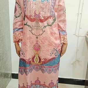 Pink Kurti Set