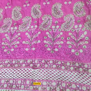 Suit Salwar And Dupatta In Dark Pink Colour