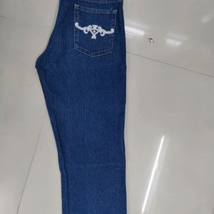 Westside Wide Leg Short Jeans For Women