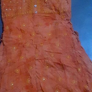 Beautiful Orange Gown