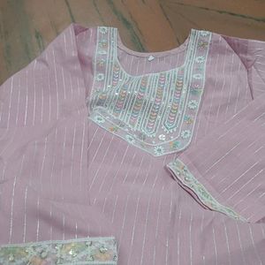 Woman Fancy Round Neck Kurti