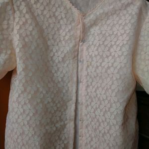 Size 32 Bust , I Got From Local Market Light Pink Shade Shirt Top