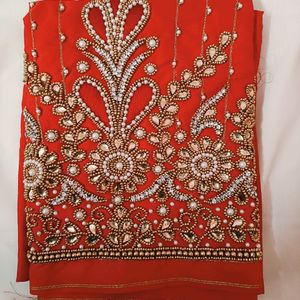 Heavy Guttapusalu Maggam Work Blouse Piece