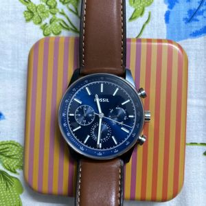 Fossil Sullivan BQ2512 Men'n Blue Dial Watch.