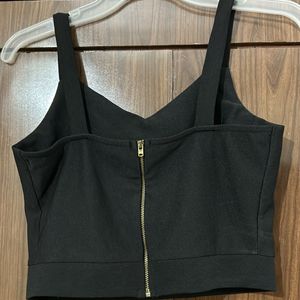 Brand New Black Solid Top