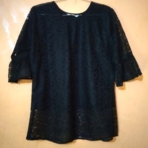 Beautiful Black Net Top (Women)