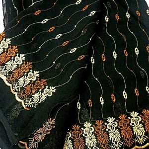 Heavy Embroidery Saree, Not Used