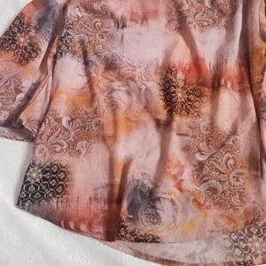 y2k vintage print top