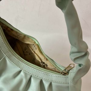 cute seagreen colour bag